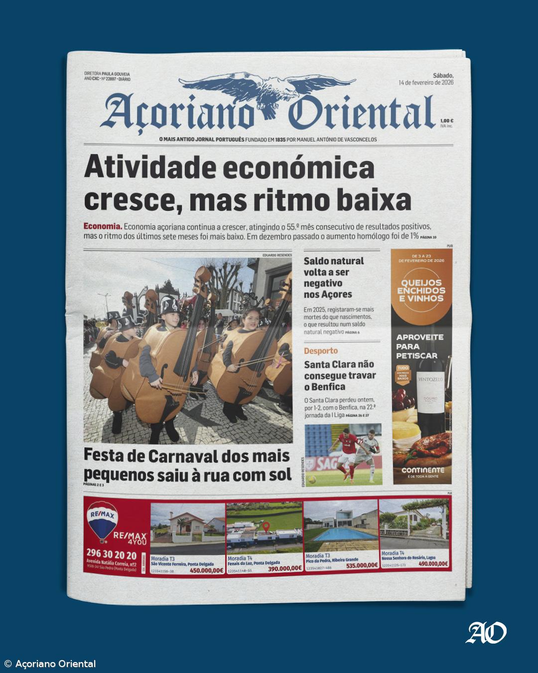 Capa AO 14 fevereiro 2026 – Imagem 1