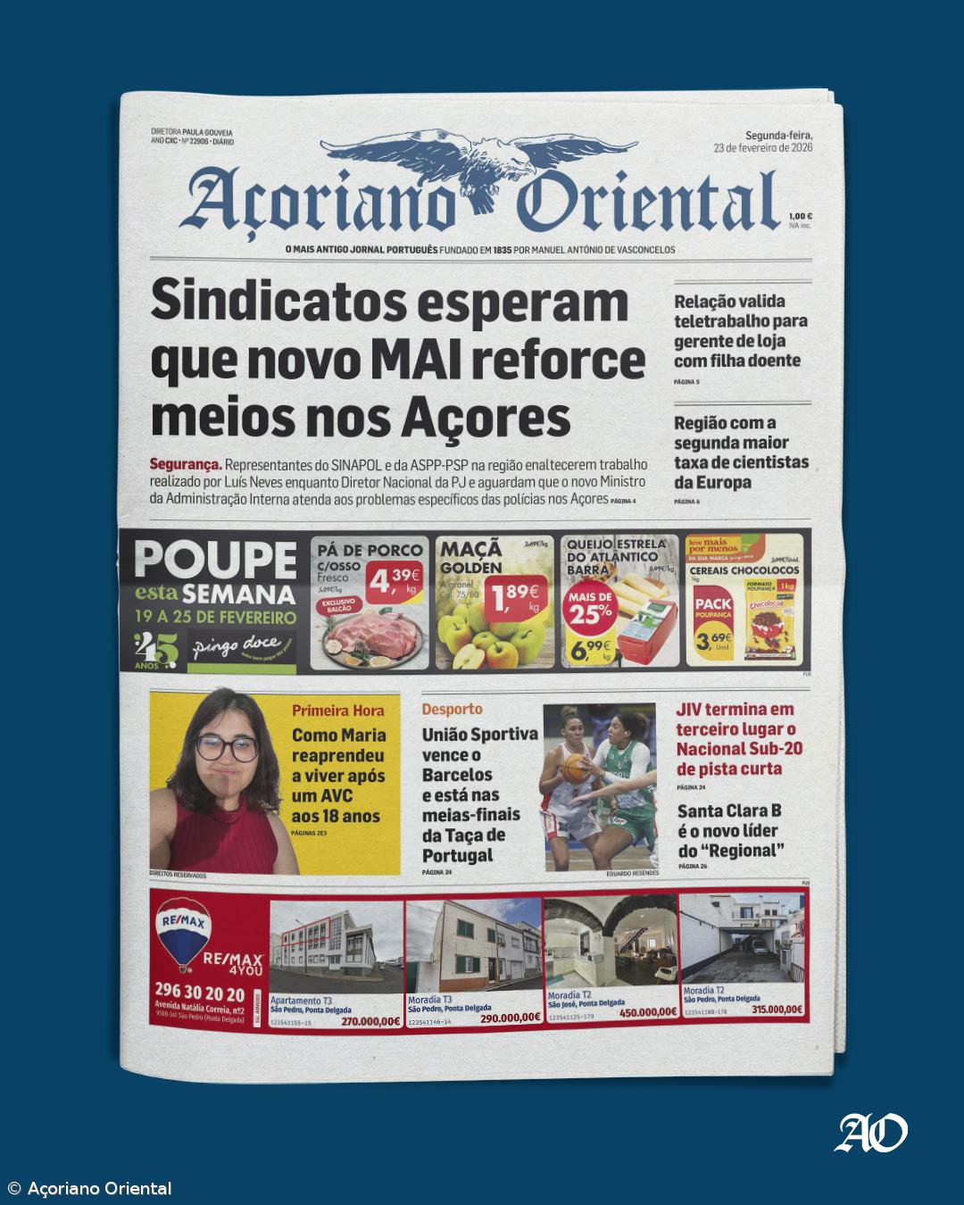 Capa AO 23 fevereiro 2026 – Imagem 1