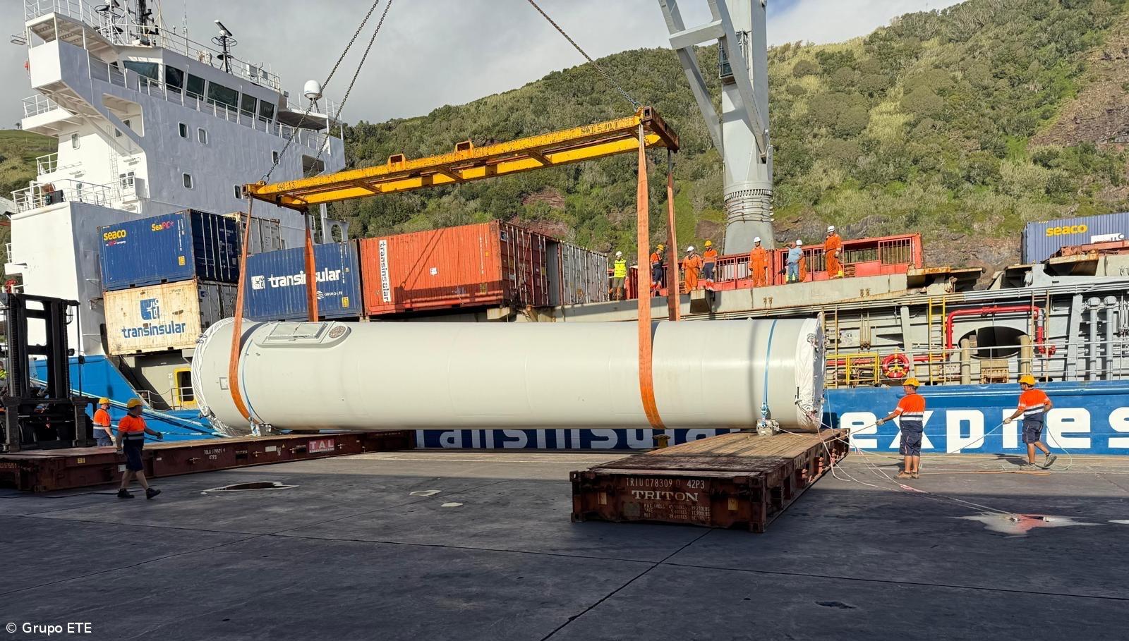 Transinsular assegura logística para renovação dos parques eólicos nos Açores – Imagem 1