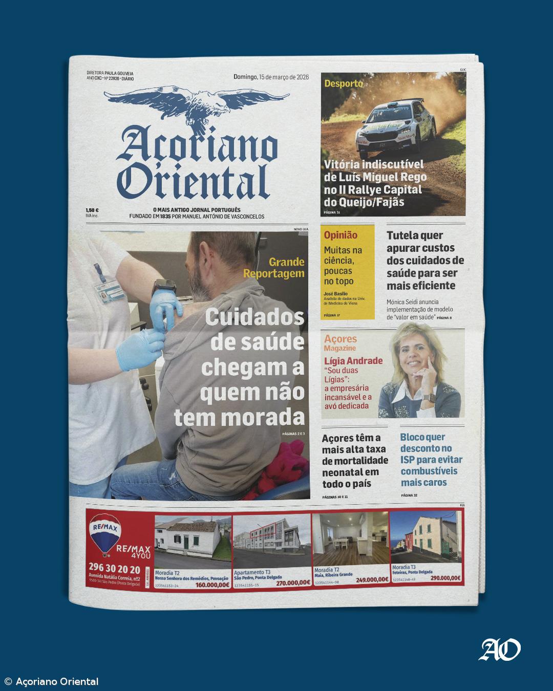 Capa AO 15 de março 2026 – Imagem 1