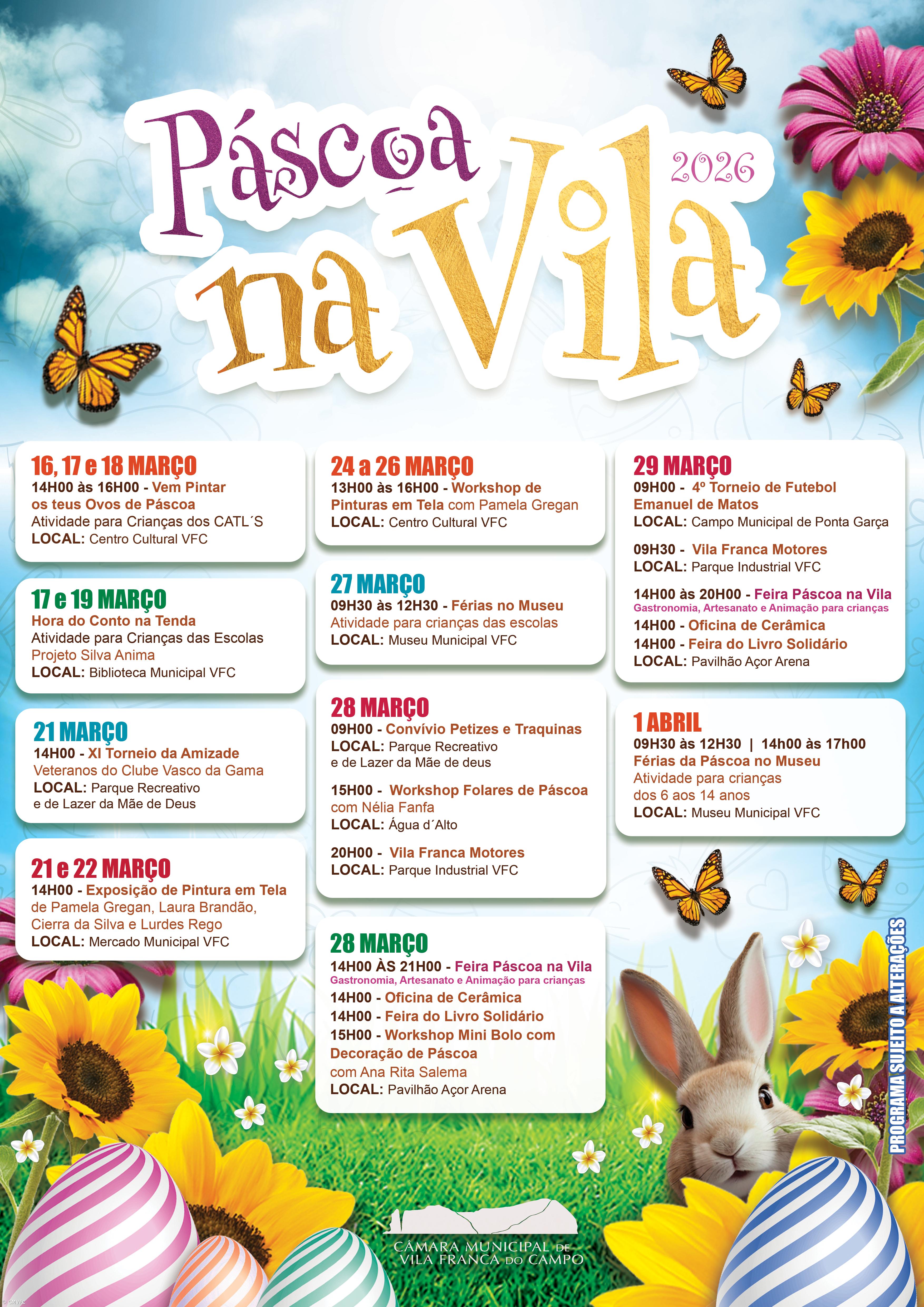 “Páscoa na Vila 2026” com diversas atividades para todas as idades – Imagem 2