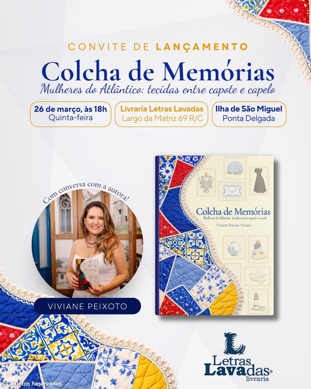 “Colcha de Memórias - Mulheres do Atlântico”, lançado em Ponta Delgada – Imagem 1