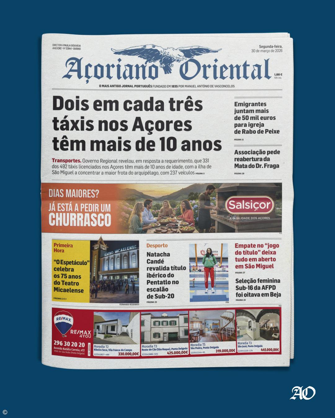 Dois em cada três táxis nos Açores têm mais de 10 anos – Imagem 1