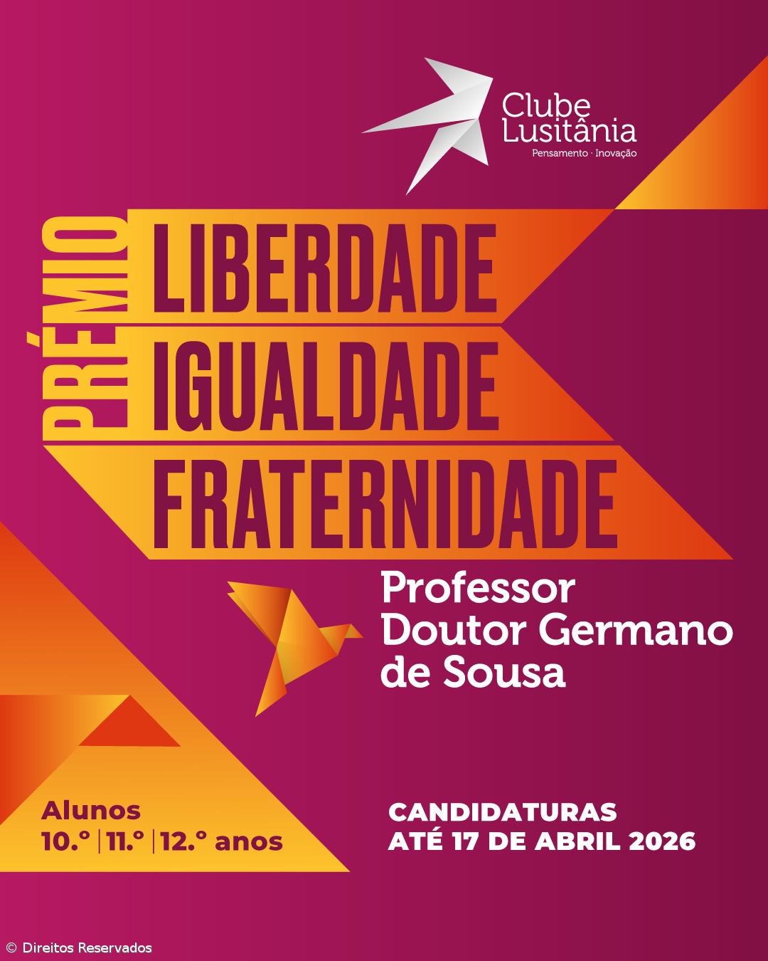 Prémio Germano de Sousa desafia estudantes a explorar valores democráticos – Imagem 1