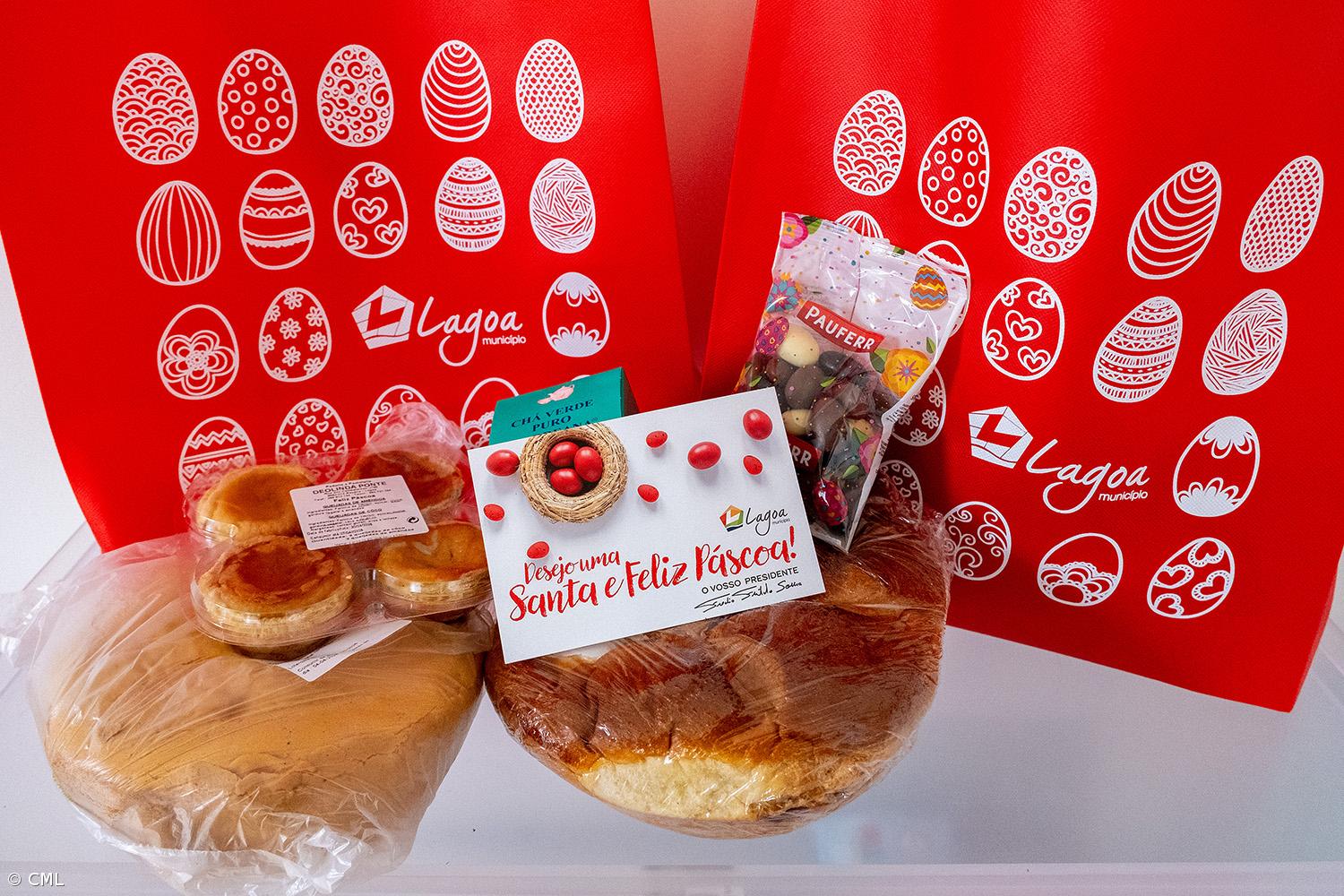 Lagoa entregou 660 cabazes de Páscoa a beneficiários do Cartão Lagoa + Saúde – Imagem 1