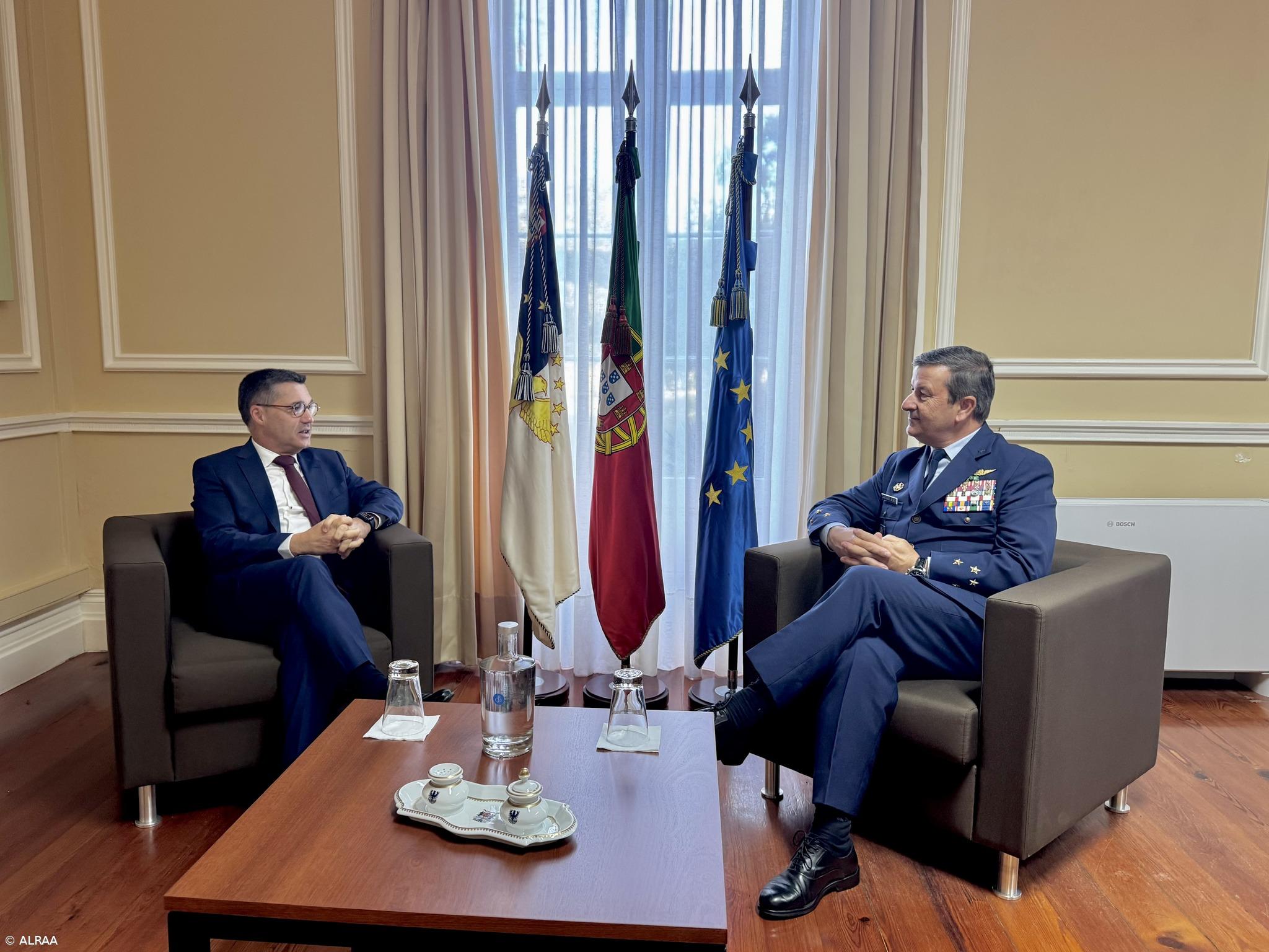 Presidente do parlamento regional recebeu chefe de Estado-Maior-General das Forças Armadas – Imagem 1