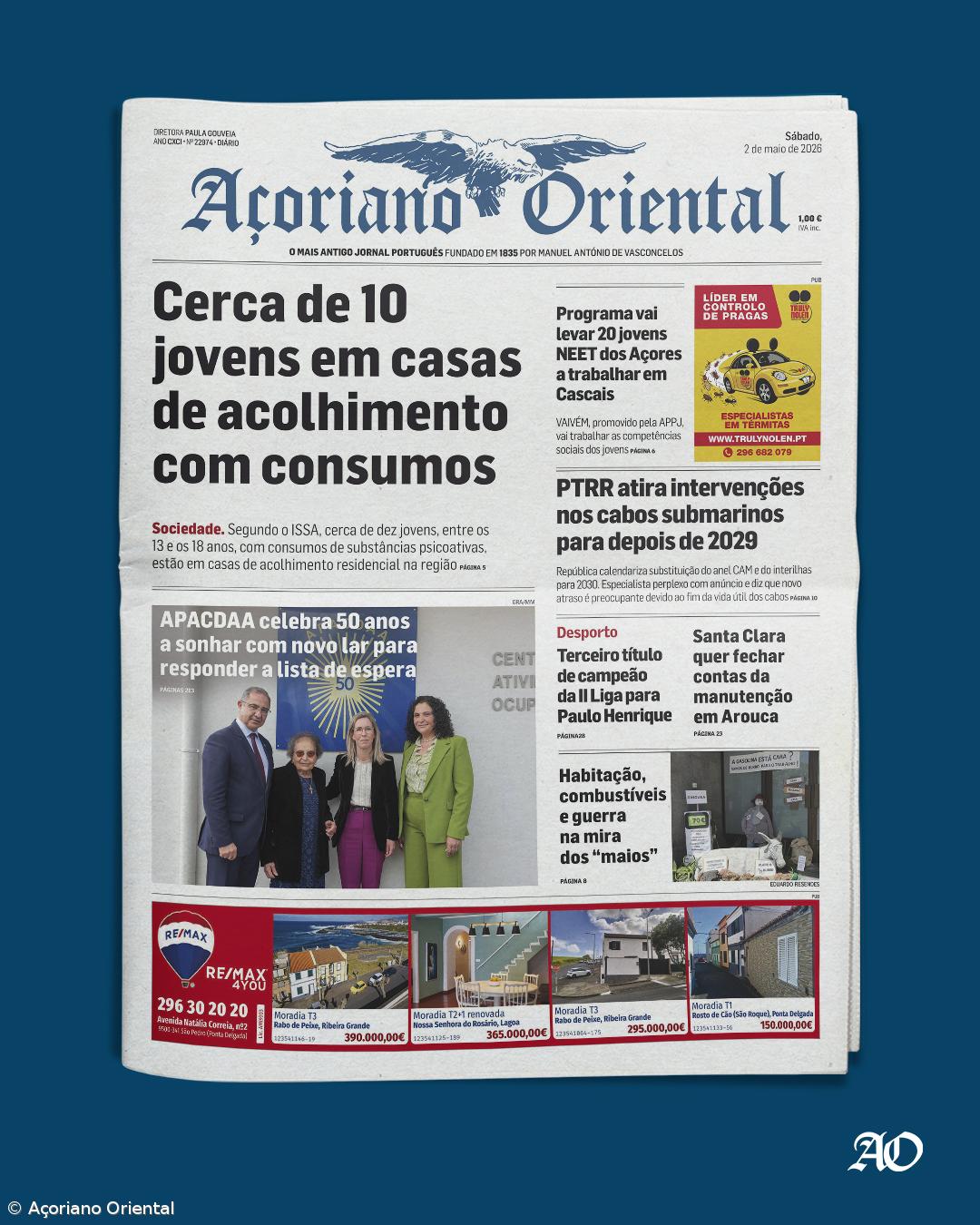 Capa AO 2 de maio 2026 – Imagem 1