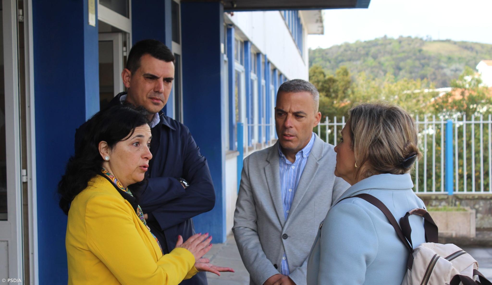 PSD/Açores destaca empenho do Governo Regional na manutenção de edifícios escolares na Terceira – Imagem 1