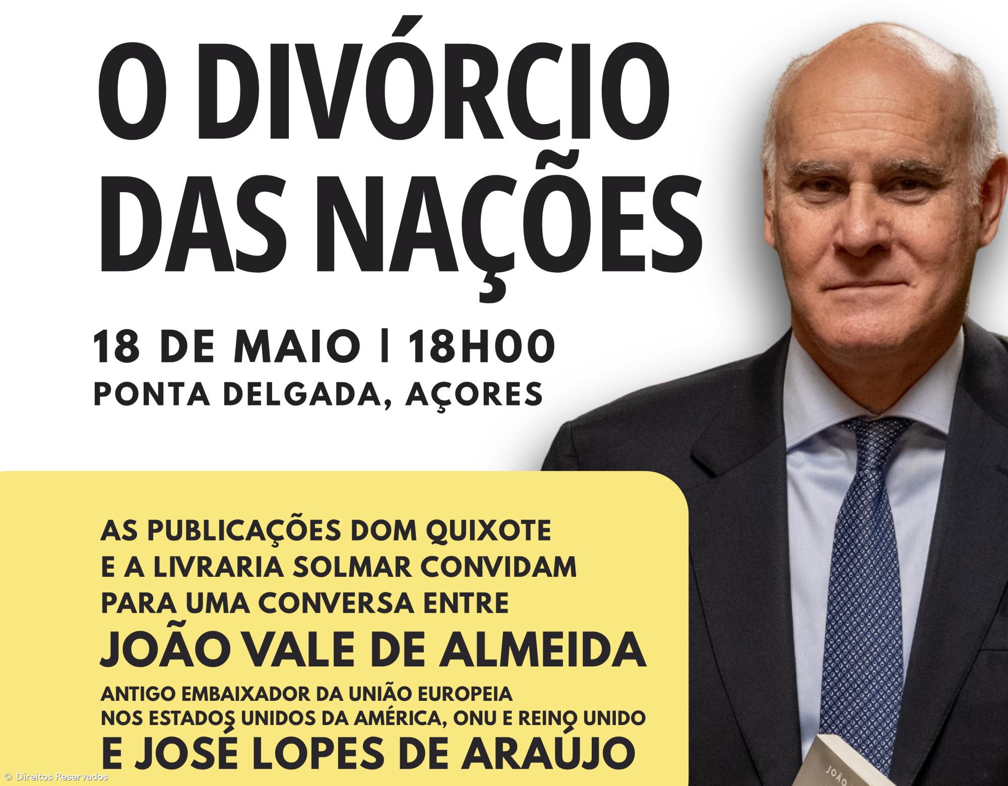 Lançamento do livro “O Divórcio das Nações”, de João Vale Almeida – Imagem 1
