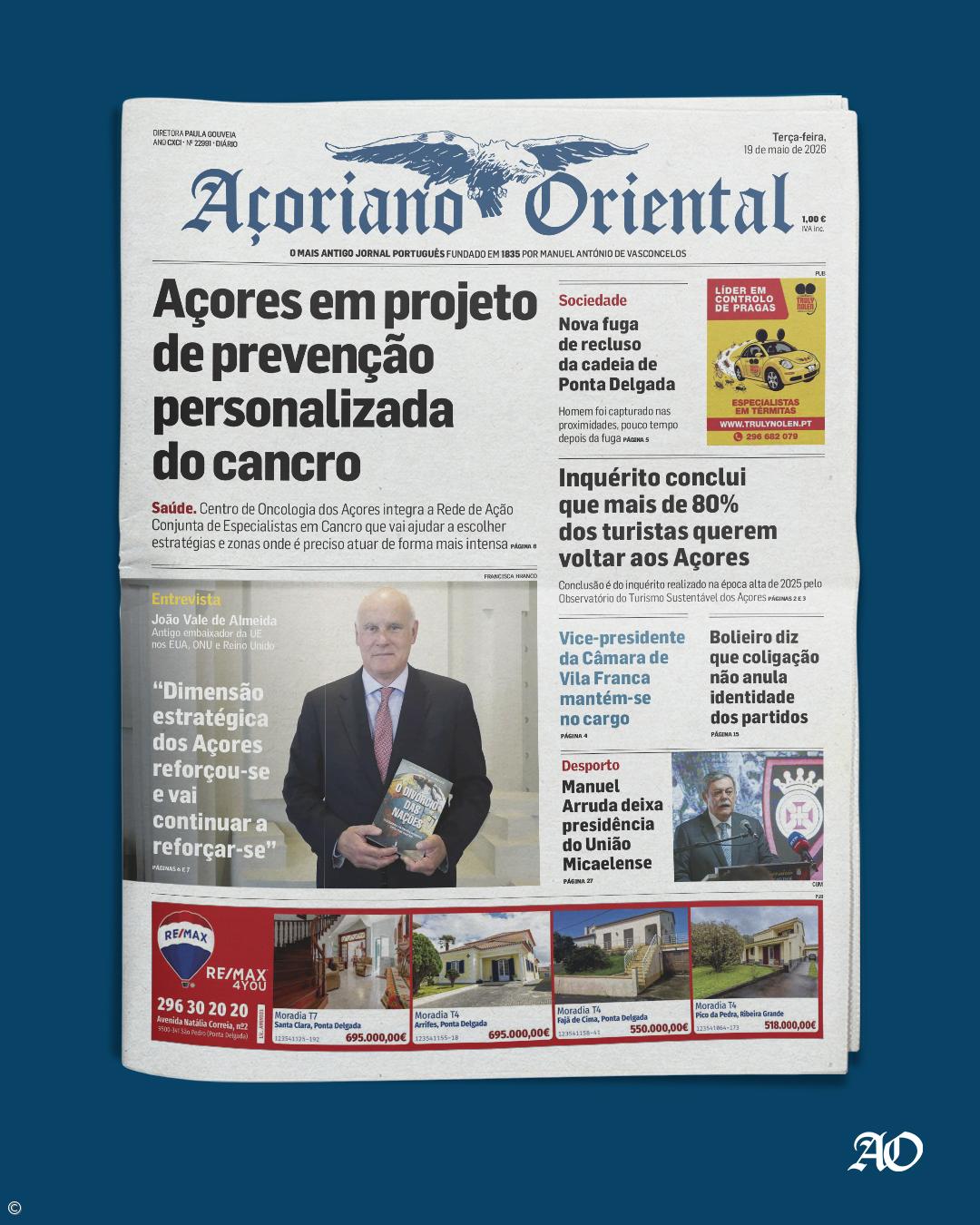 Açores em projeto de prevenção personalizada do cancro – Imagem 1