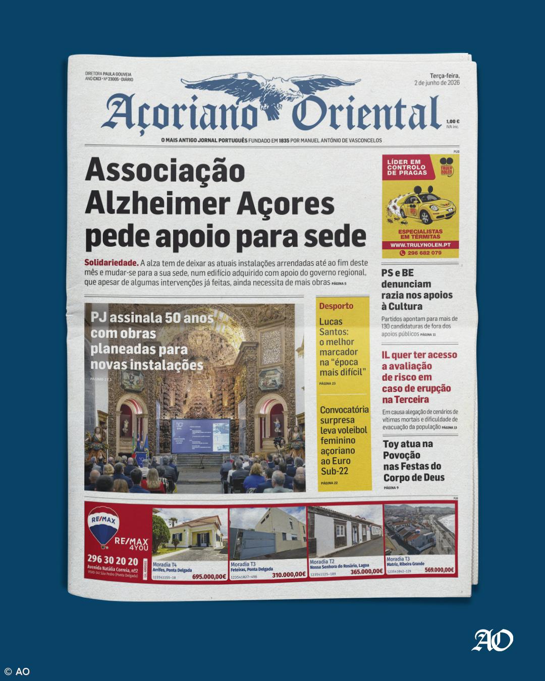 Associação Alzheimer Açores pede apoio para sede – Imagem 1