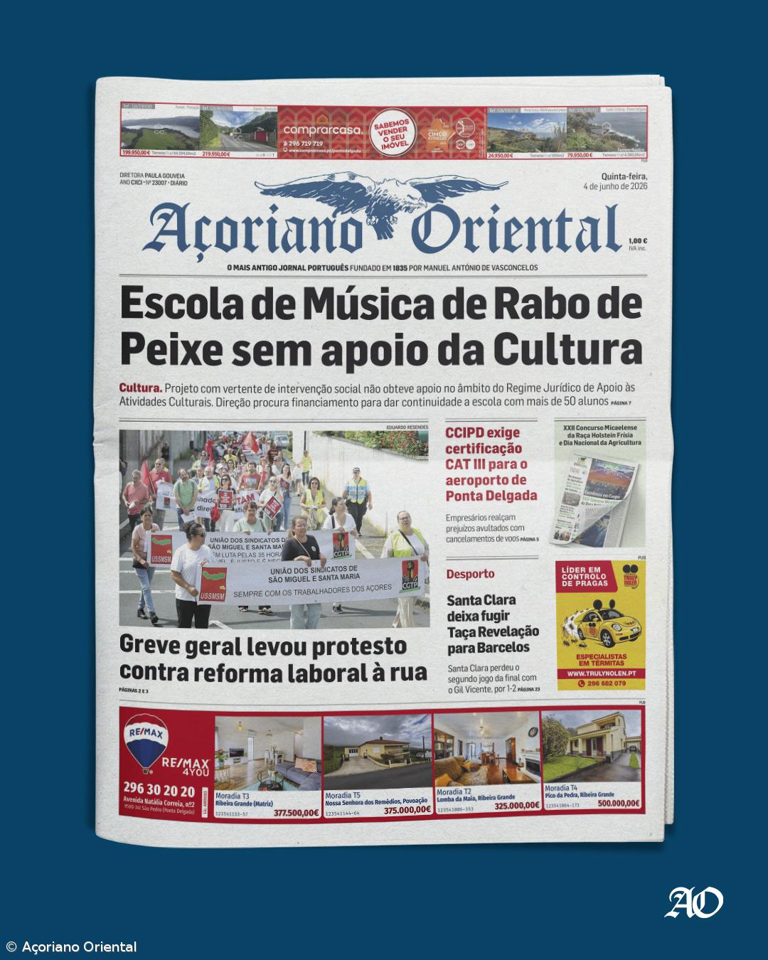 "Escola de Música de Rabo de Peixe sem apoio da Cultura" – Imagem 1