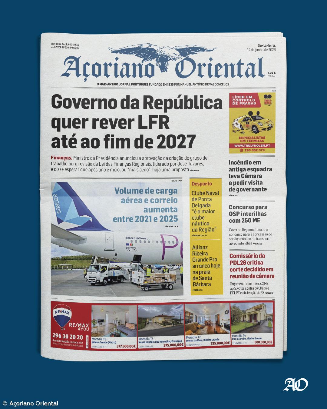Capa AO 12 junho 2026 – Imagem 1
