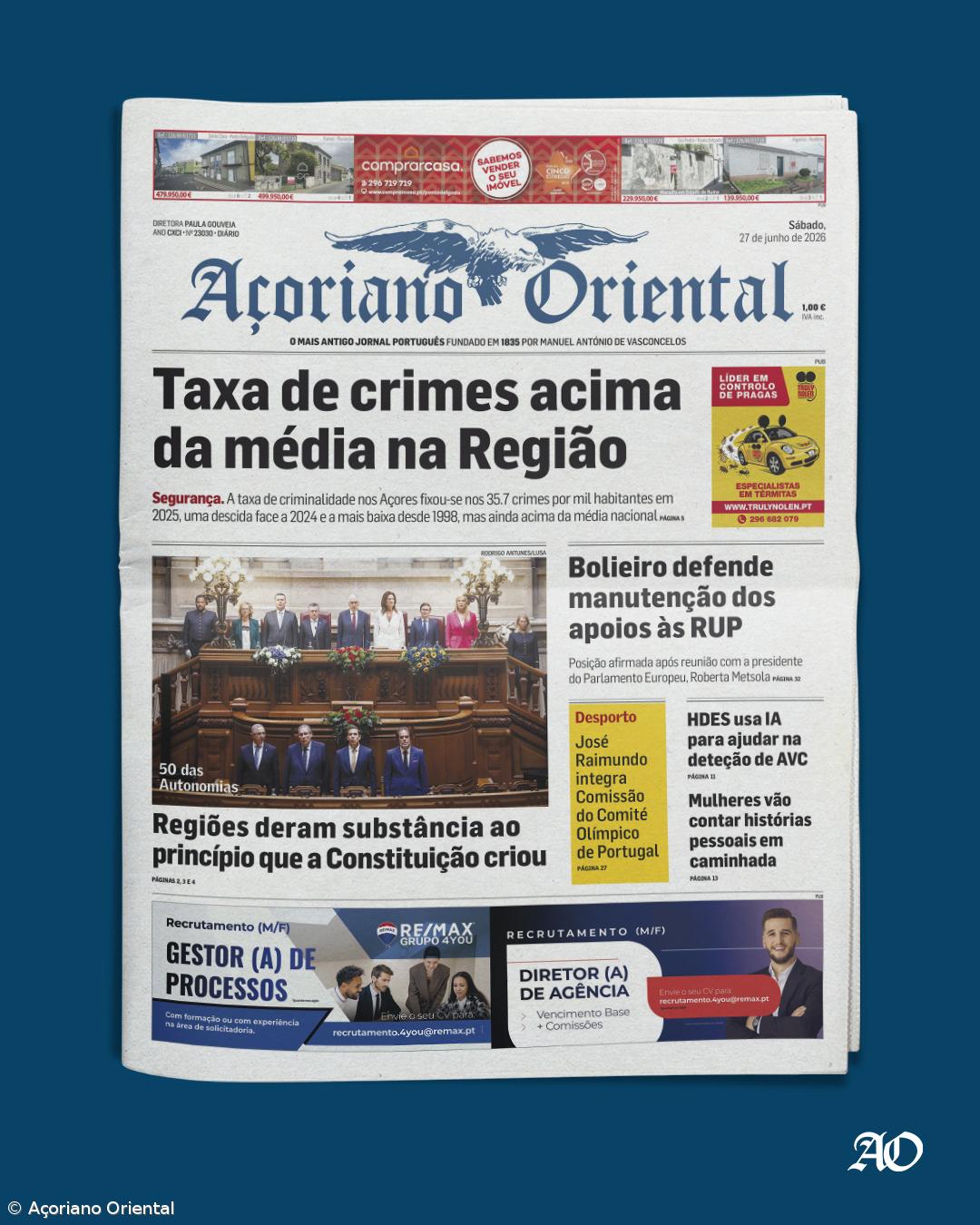 Capa AO 27 junho 2026 – Imagem 1