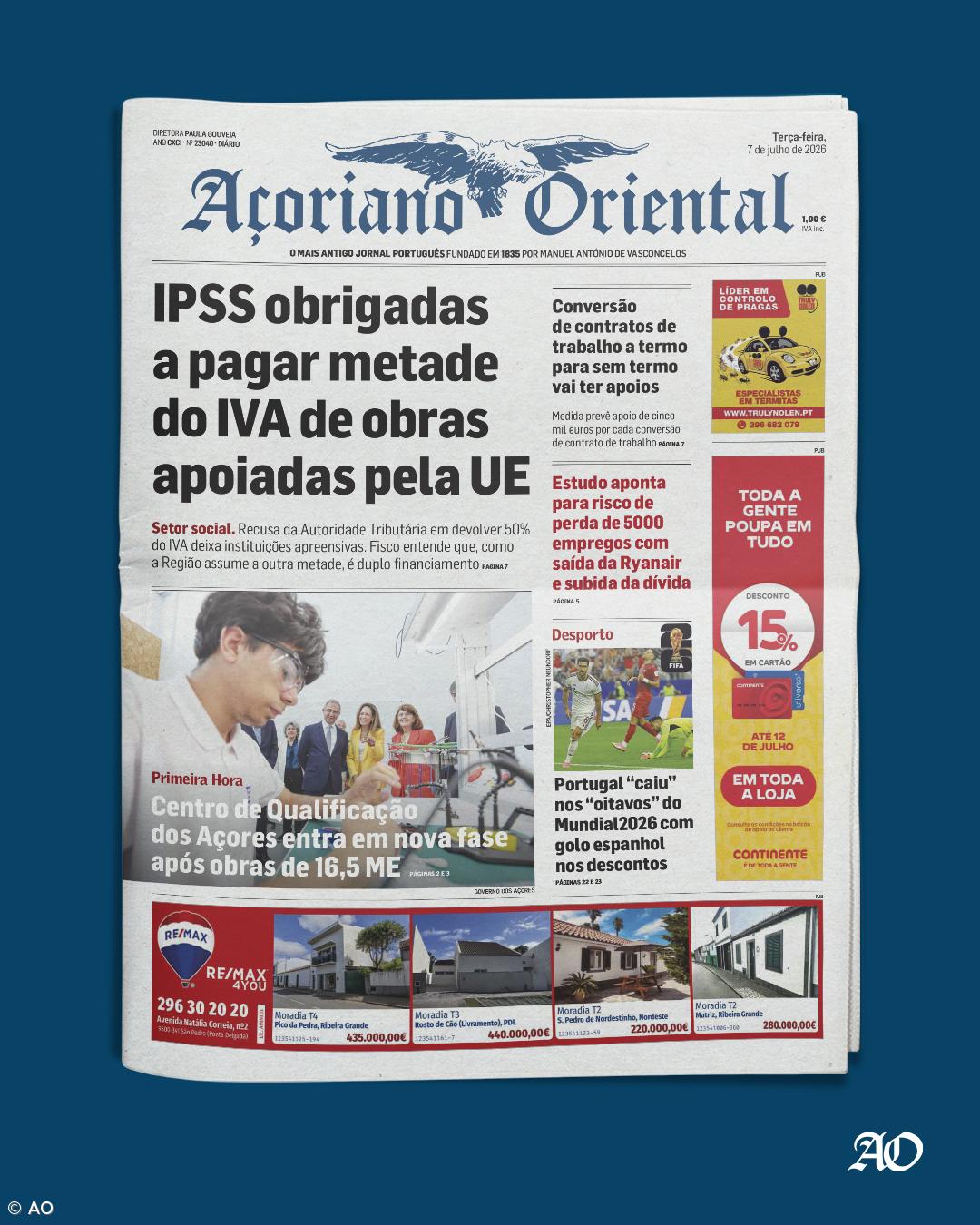 IPSS obrigadas a pagar metade do IVA de obras apoiadas pela UE – Imagem 1