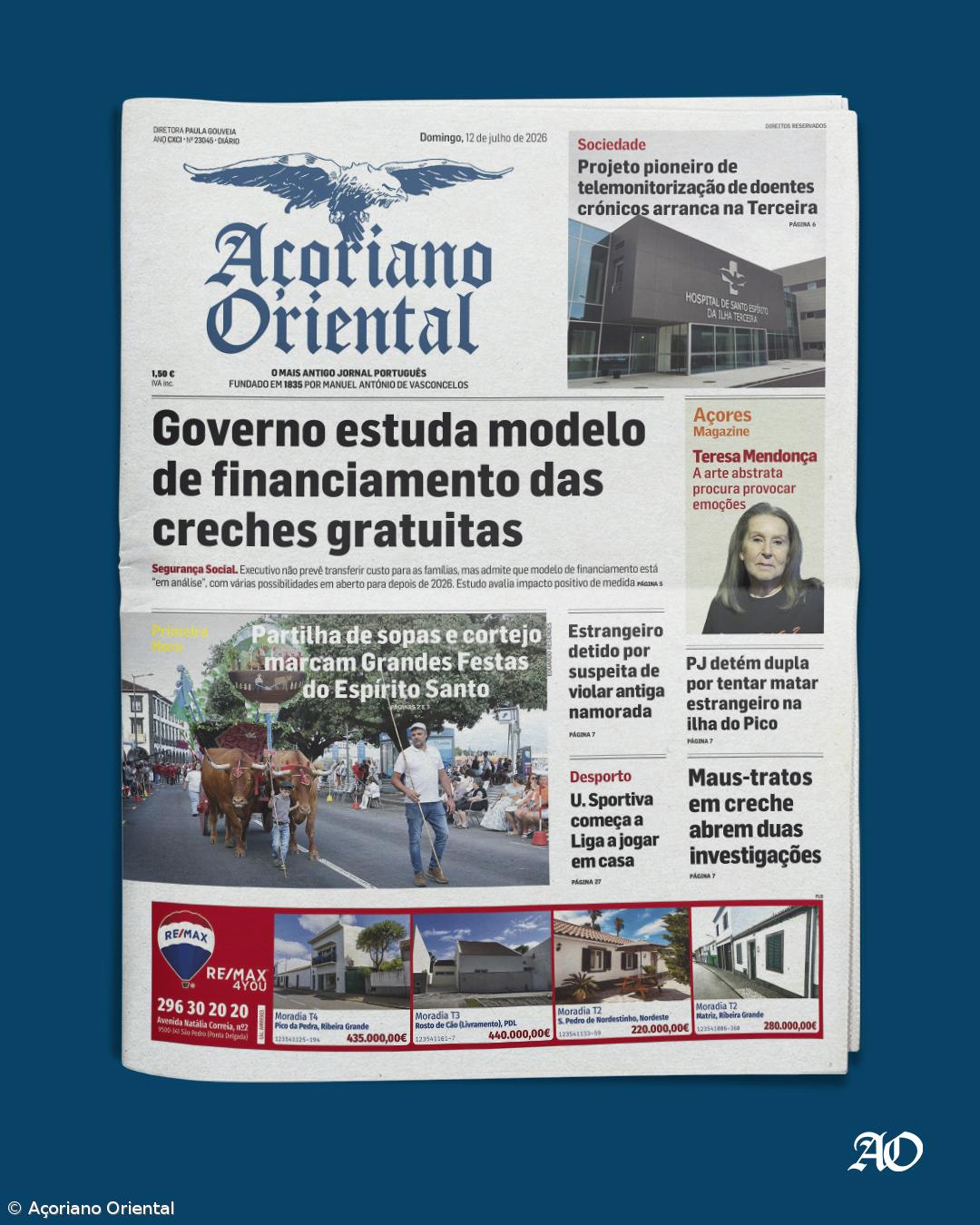 Capa AO 12 julho 2026 – Imagem 1