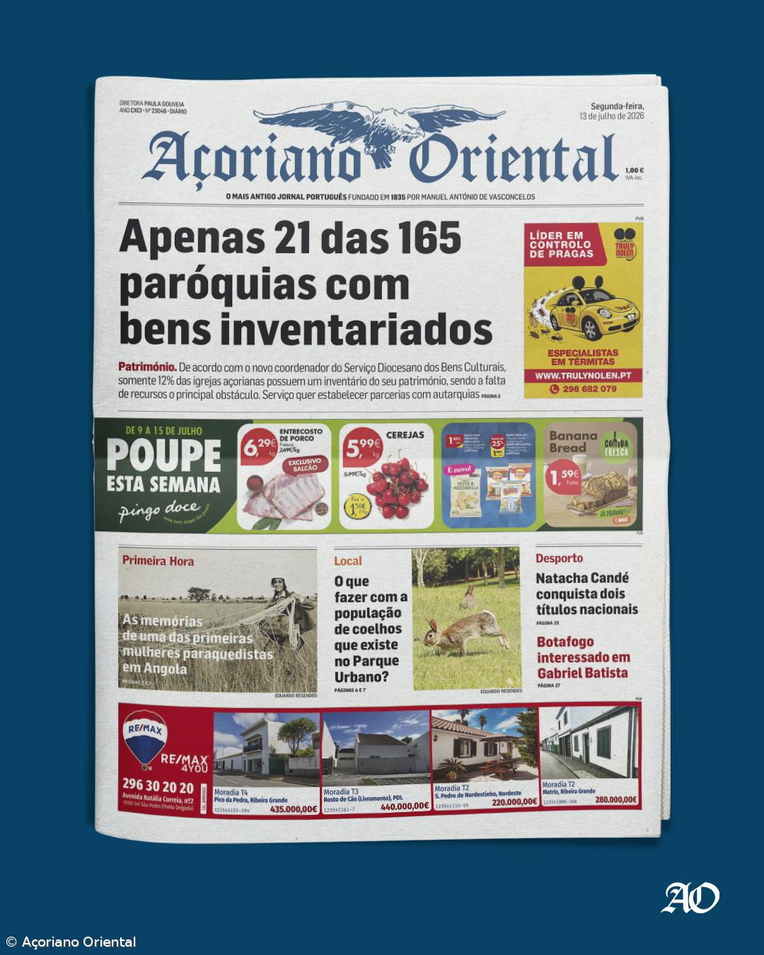 Capa AO 13 julho 2026 – Imagem 1
