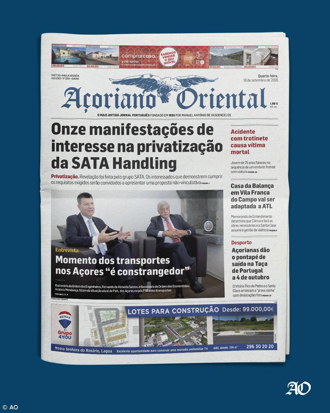 Onze manifestações de interesse na privatização da SATA Handling – Imagem 1