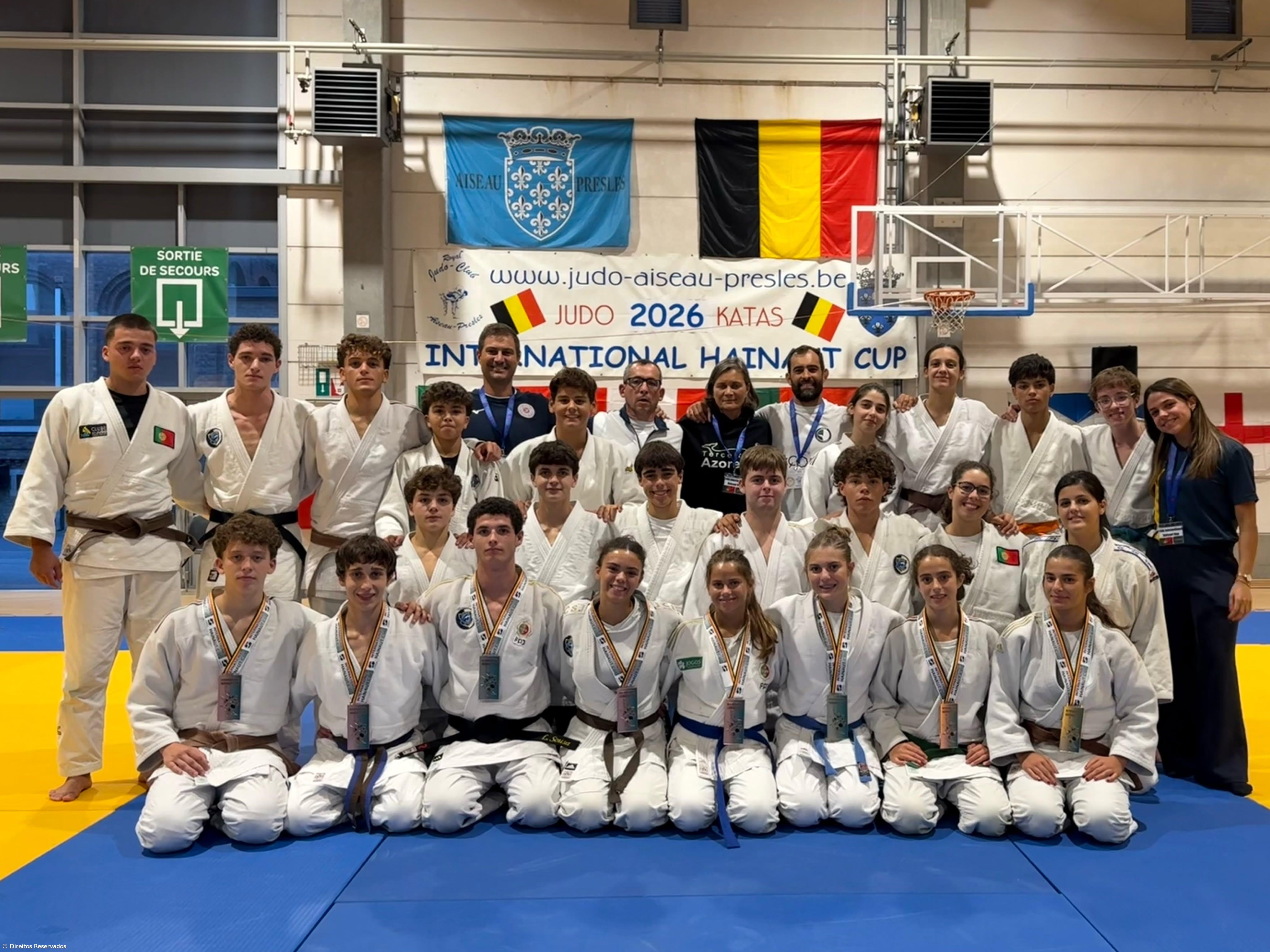 Judocas açorianos conquistam oito medalhas na Bélgica – Imagem 1