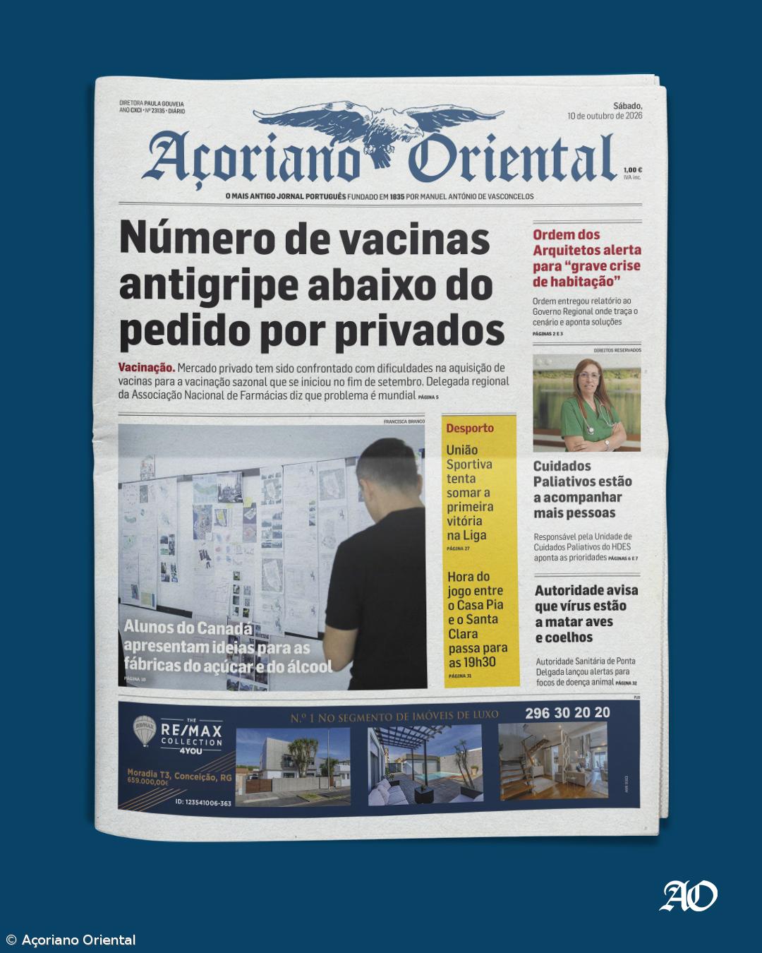 Capa AO 10 de outubro 2026 – Imagem 1