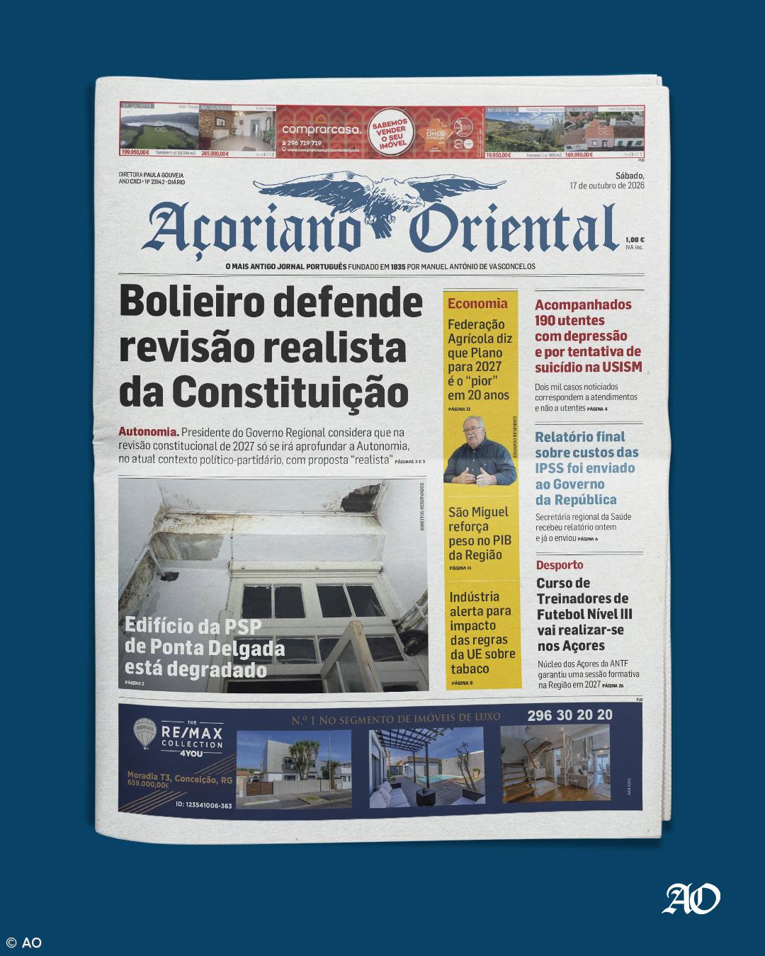 Bolieiro defende revisão realista da Constituição – Imagem 1