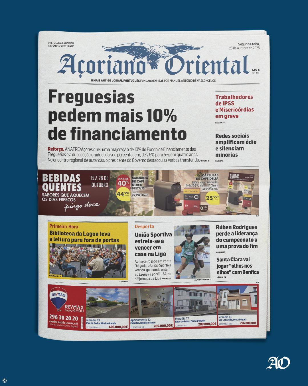 Freguesias pedem mais 10% de financiamento – Imagem 1
