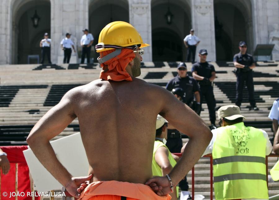 Estivadores terminaram protesto de forma pacífica – Imagem 1