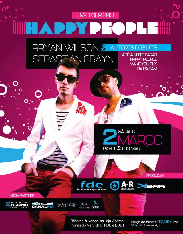 Bryan Wilson & Sebastian Crayn no Pavilhão do Mar