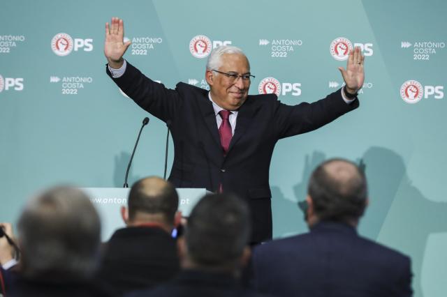 Projeções dão vitória ao PS com entre 36,6 % e 42,6%, PSD entre 26,7% e 32,7%