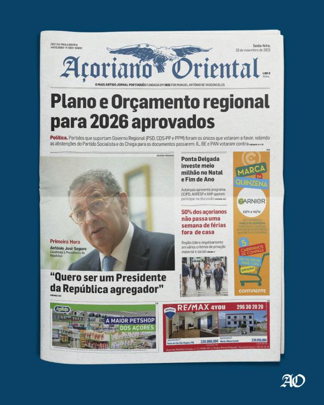 Capa AO 28 novembro 2025