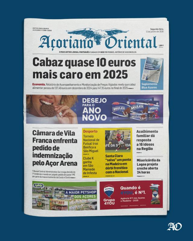 Capa AO 12 janeiro de 2026