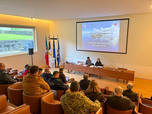 Reunião da Comissão Municipal de Proteção Civil de Angra