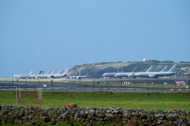 Base das Lajes com maior movimentação de aeronaves norte-americanas 