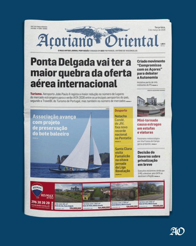 Ponta Delgada vai ter a maior quebra da oferta aérea internacional