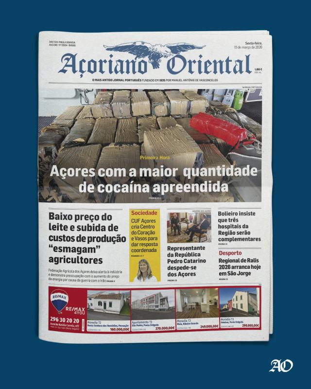 Açores com a maior quantidade de cocaína apreendida