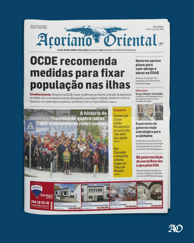OCDE recomenda medidas para fixar população