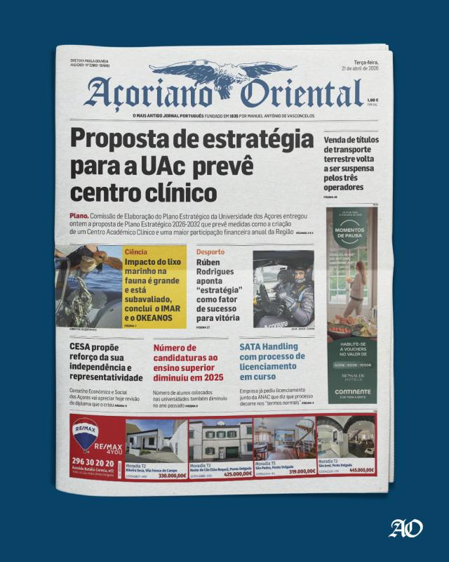 Proposta de estratégia para UAc prevê centro clínico