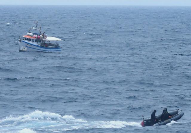 Marinha apreende meia tonelada de pescado em ação de fiscalização nos Açores