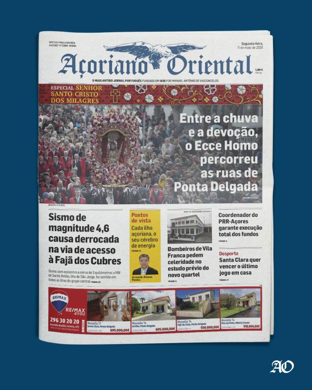 Entre a chuva e a devoção, o Ecce Homo percorreu as ruas de Ponta Delgada