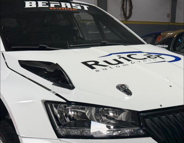 Rui Borges em Ponte de Lima de Skoda Fabia Rally2