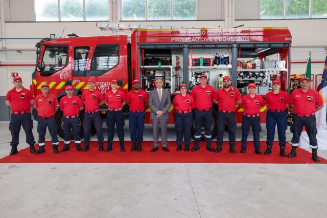 Governo Regional reforça investimento nos bombeiros da Povoação e anuncia novos meios de socorro