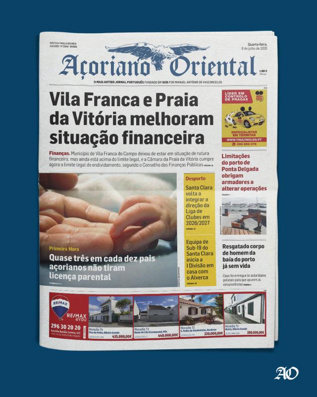 Capa AO 8 julho 2026