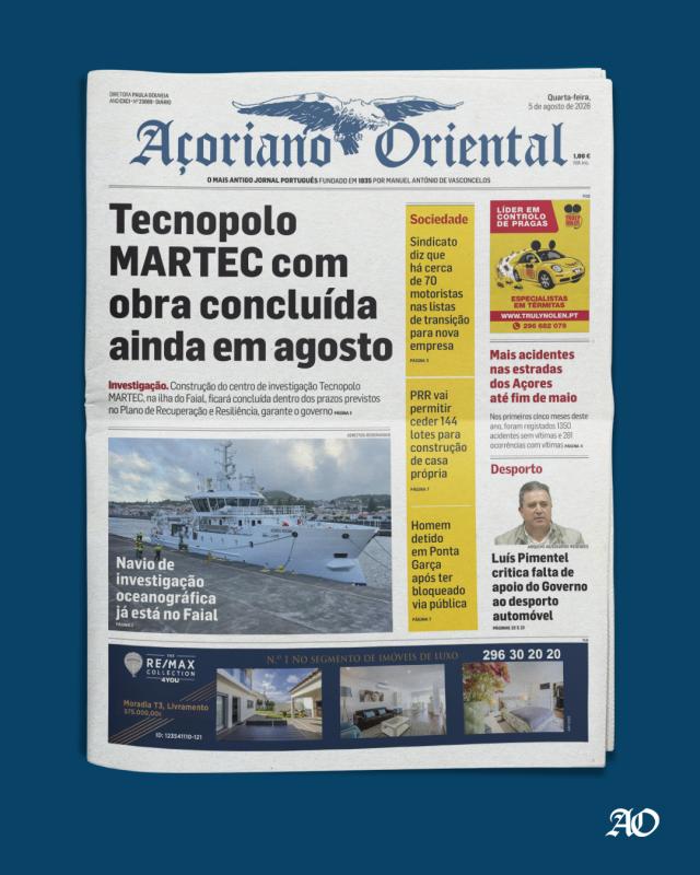 Tecnopolo MARTEC com obra concluída ainda em agosto