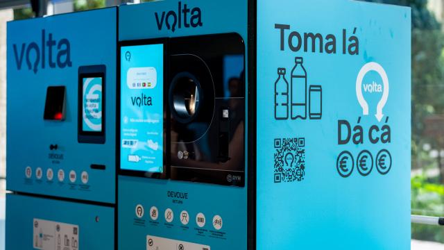 Região possui 72 pontos de recolha de embalagens Volta
