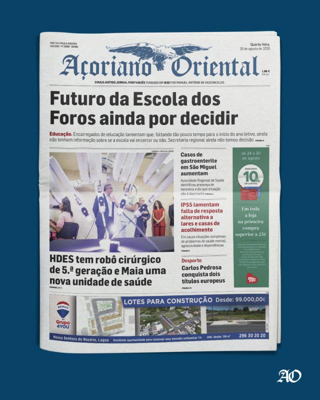 Futuro da Escola dos Foros ainda por decidir