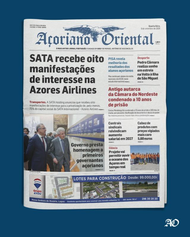 SATA recebe oito manifestações de interesse na Azores Airlines