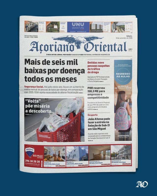 Mais de seis mil baixas por doença todos os meses