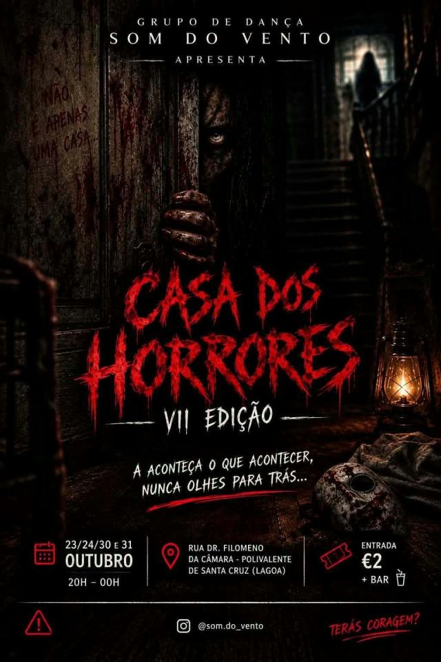 Polivalente de Santa Cruz transforma-se em cenário de terror