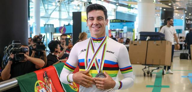 Iúri Leitão "extremamente feliz e aliviado" por título e medalhas conquistadas