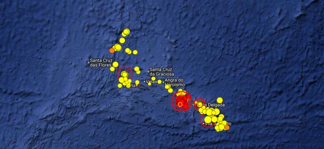 Perto de uma centena de réplicas desde o sismo de terça-feira 